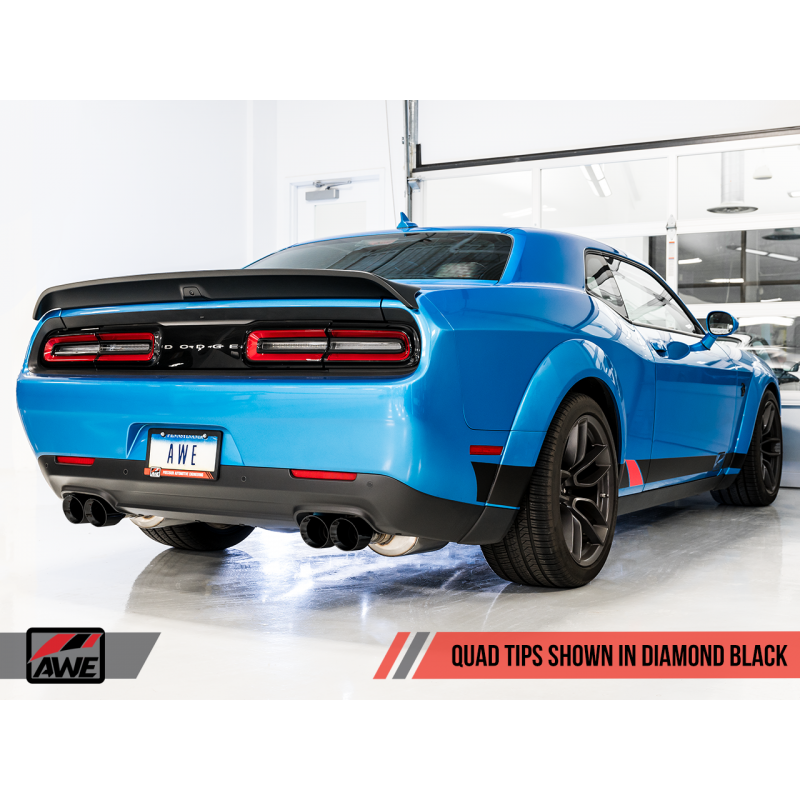 Układ wydechowy Cat-Back AWE-Tuning Dodge Challenger Hellcat 6.2 S/C / 392 6.4 N/A