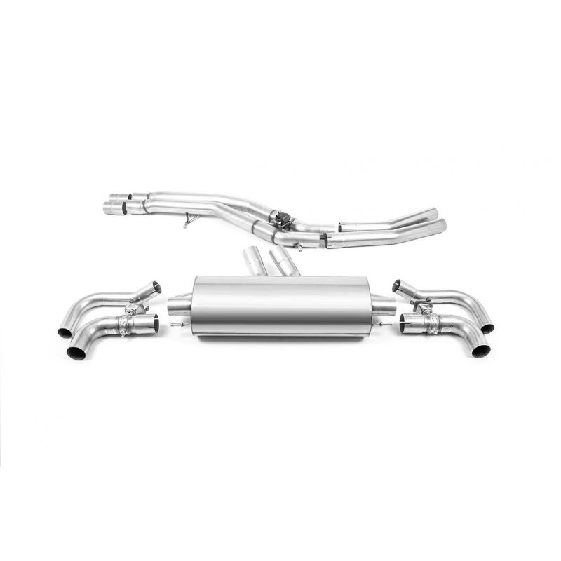 Układ wydechowy Front Pipe-Back Milltek Sport Audi RSQ8 4M 4.0 V8 TFSI