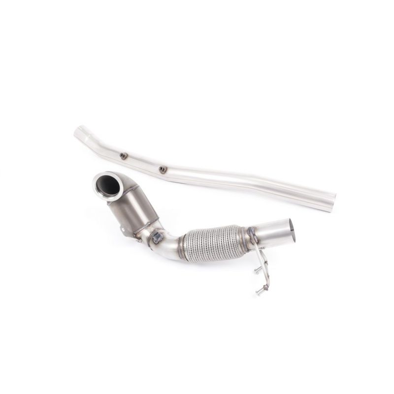 Downpipe / zamiennik filtra cząstek stałych OPF (OPF Bypass) Milltek Sport Audi S3 8V.2 / Golf R MK7 / T-Roc R 300PS (OPF)