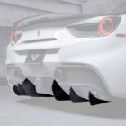 Karbonowe płetwy (Canards) tylnego dyfuzora Vorsteiner Diavolo Ferrari 488