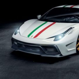 Karbonowy zderzak / spoiler przedni Vorsteiner Ferrari 458 Italia
