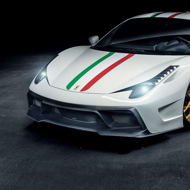 Karbonowy zderzak / spoiler przedni Vorsteiner Ferrari 458 Italia