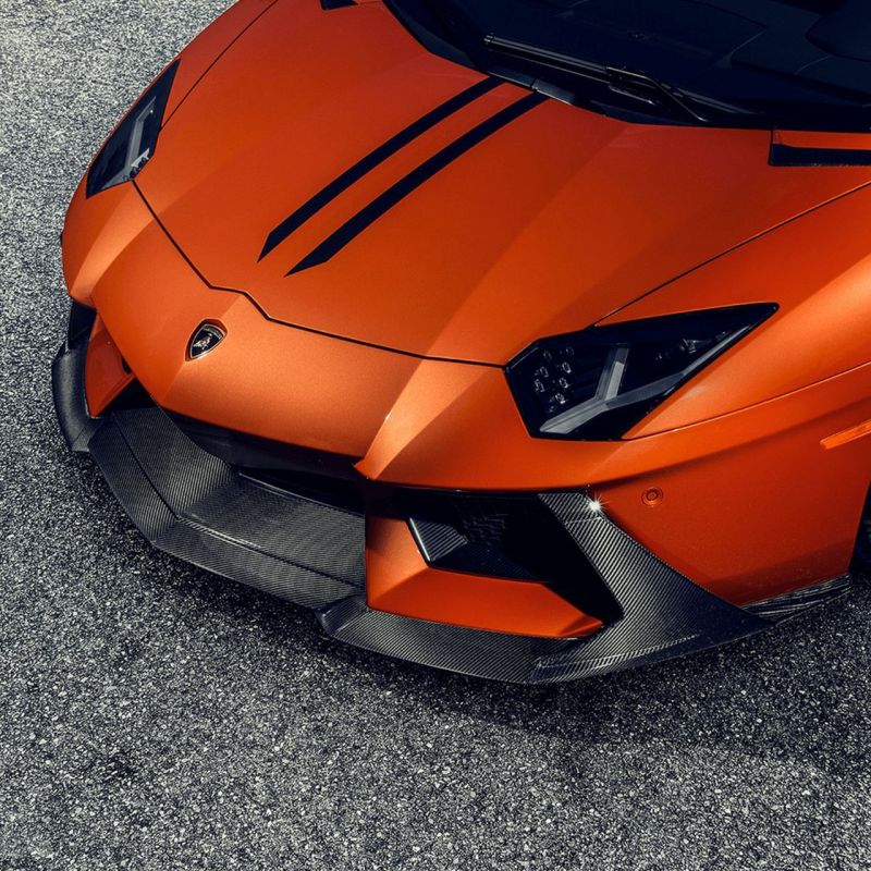 Karbonowa dokładka zderzaka / spoiler przedni Vorsteiner Zaragoza Edizione Lamborghini Aventador