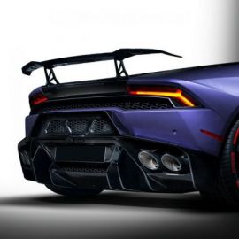 Karbonowy zderzak tylny zintegrowany z dyfuzorem Vorsteiner Novara Edizione Lamborghini Huracan
