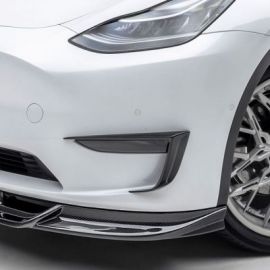 Karbonowe dodatkowe wloty powietrza (zderzak przedni) Vorsteiner Tesla Model Y