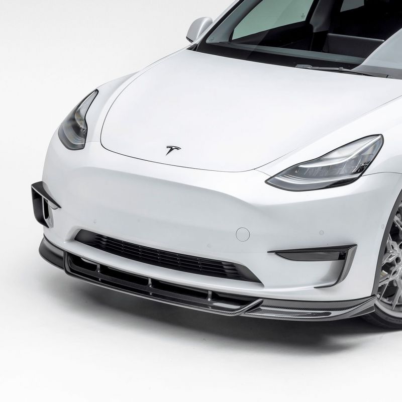 Karbonowa dokładka zderzaka / spoiler przedni Vorsteiner Tesla Model Y