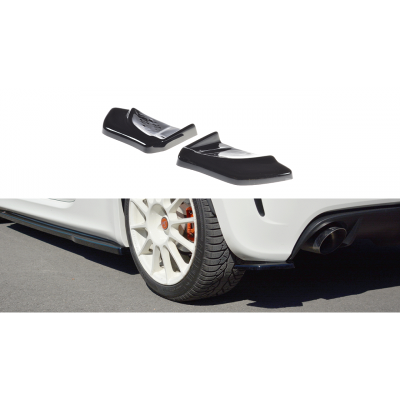 Splittery tylne boczne Maxton Design Abarth 500 Mk1