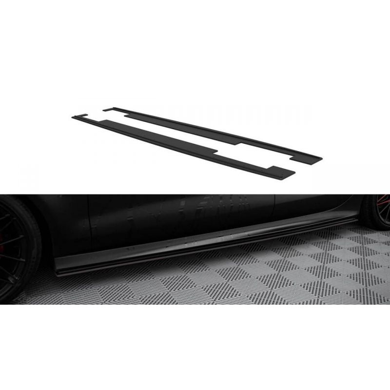 Dokładki progów Street Pro / Flaps Maxton Design Audi A7 C7 S-Line