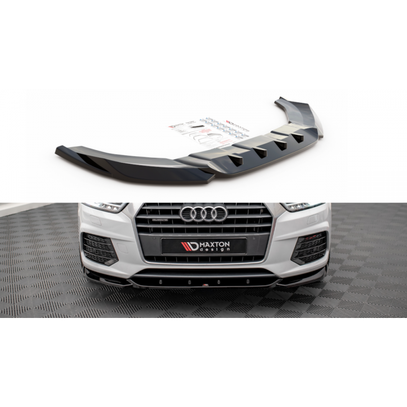 Splitter przedni Maxton Design Audi Q3 8U Sport Facelift