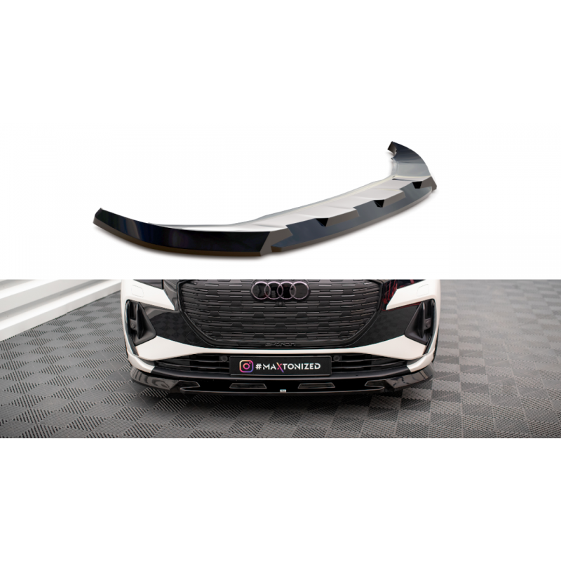 Splitter przedni Maxton Design Audi Q4 e-Tron S-Line Sportback
