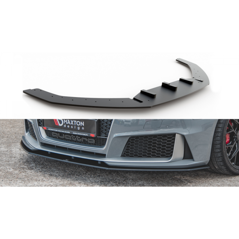 Splitter przedni Street Pro / Flaps Maxton Design Audi RS3 8V Sportback