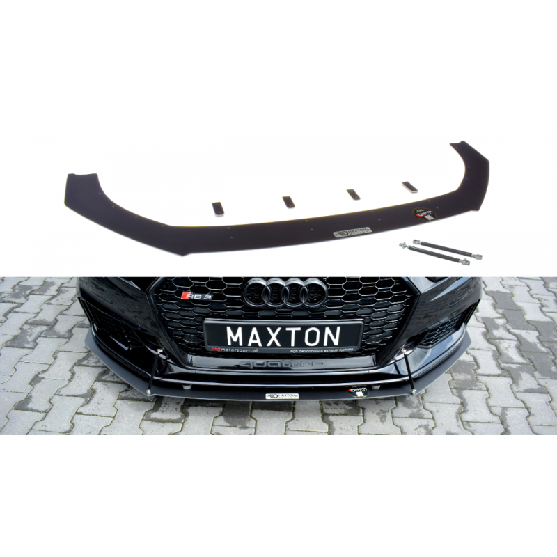 Splitter przedni Racing Maxton Design V.1 / Flaps Maxton DesignAudi RS3 8V.2 Sportback