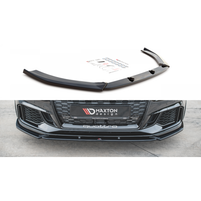 Splitter przedni V.4 Maxton Design Audi RS3 8V.2 Sportback