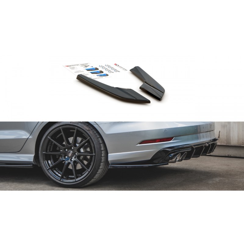 Splittery tylne boczne V.2 Maxton Design Audi S3 8V.2 Sedan