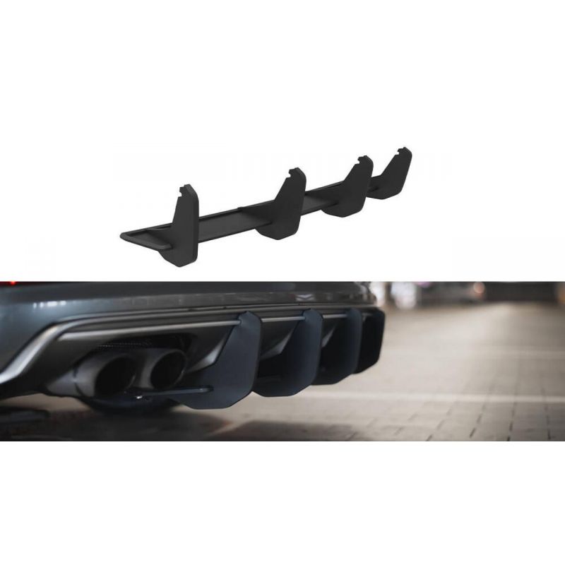 Dyfuzor tylny Street Pro / Flaps Maxton Design Audi S3 8V Sedan