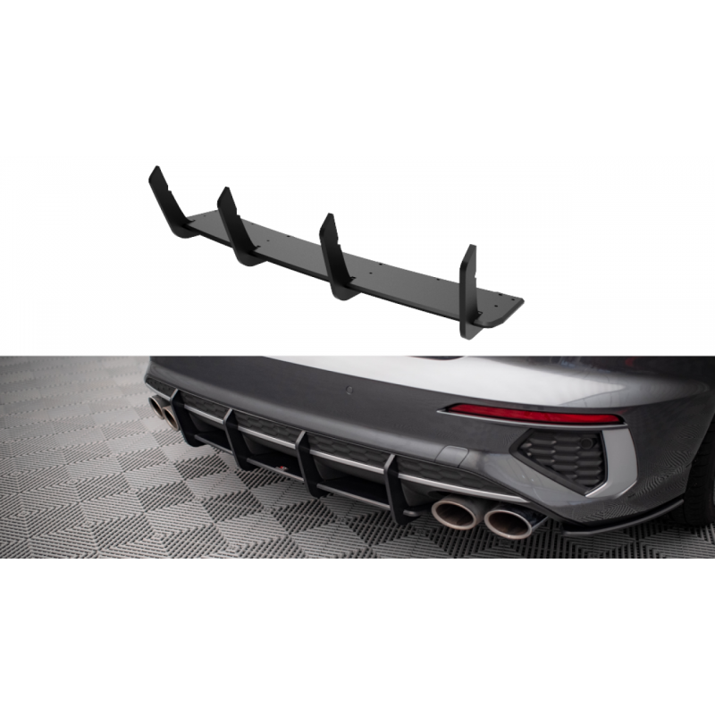 Dyfuzor tylny Street Pro Maxton Design Audi S3 8Y Sedan