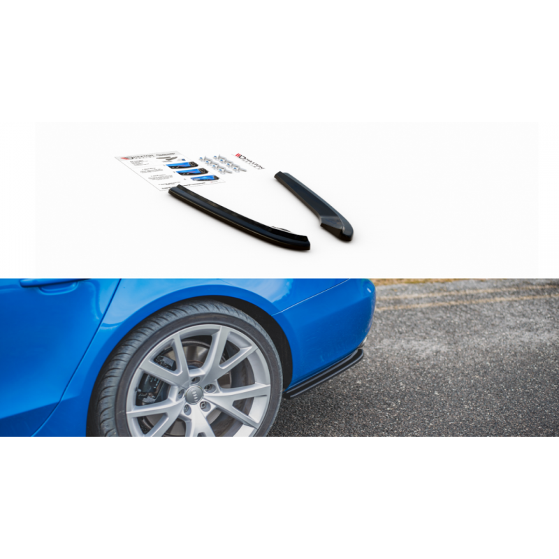 Splittery tylne boczne Maxton Design Audi A4 S-Line / S4 B8 Sedan