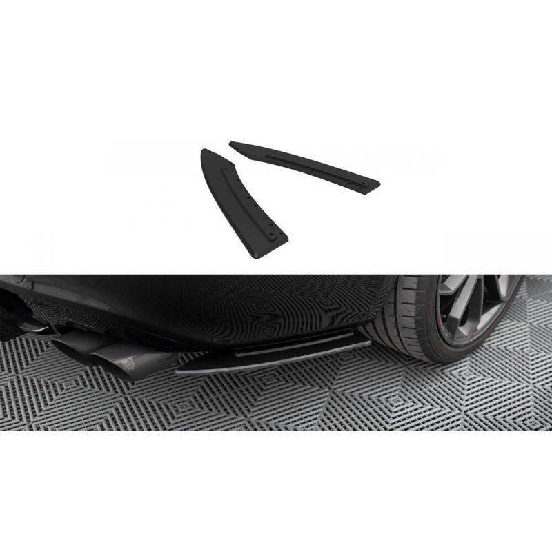 Splittery tylne boczne Street Pro / Flaps Maxton Design Audi A5 S-Line / S5 B8 Coupe / Cabriolet