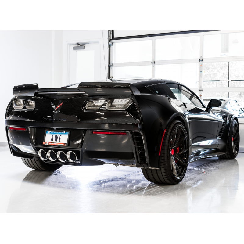 Układ wydechowy Axle-Back AWE-Tuning Chevrolet Corvette C7