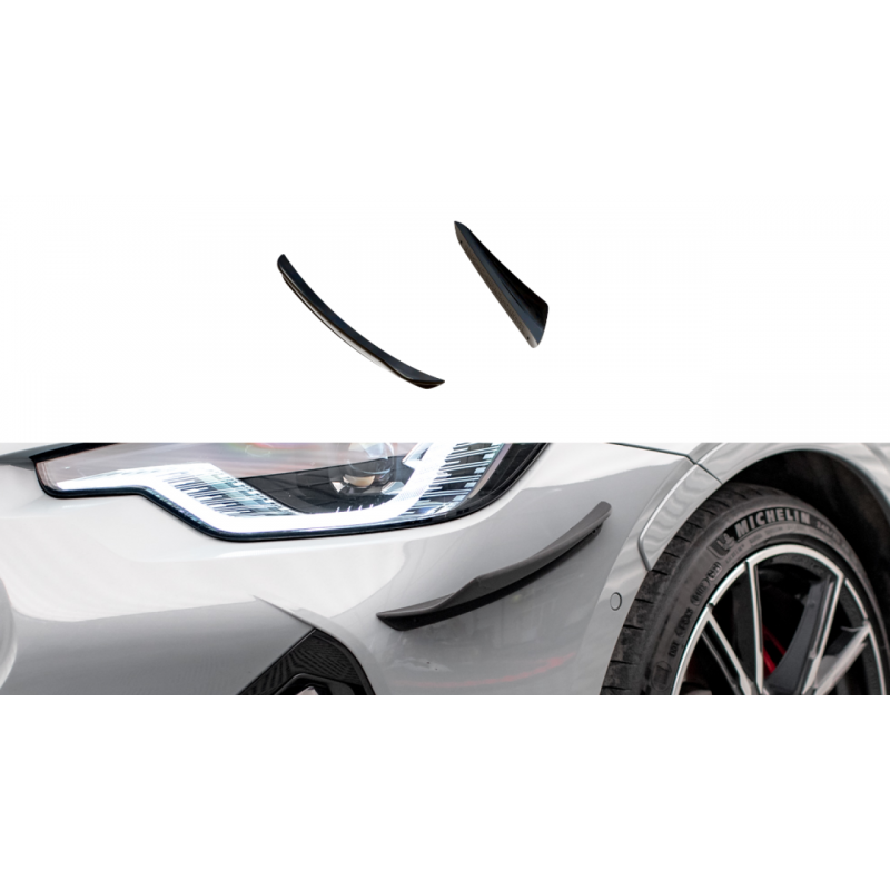 Płetwy przedniego zderzaka (Canards) Maxton Design BMW M240i G42 Coupe M-Pakiet