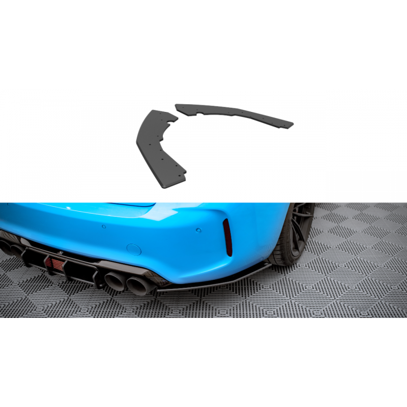 Splittery tylne boczne Street Pro / Flaps Maxton Design BMW M2 F87
