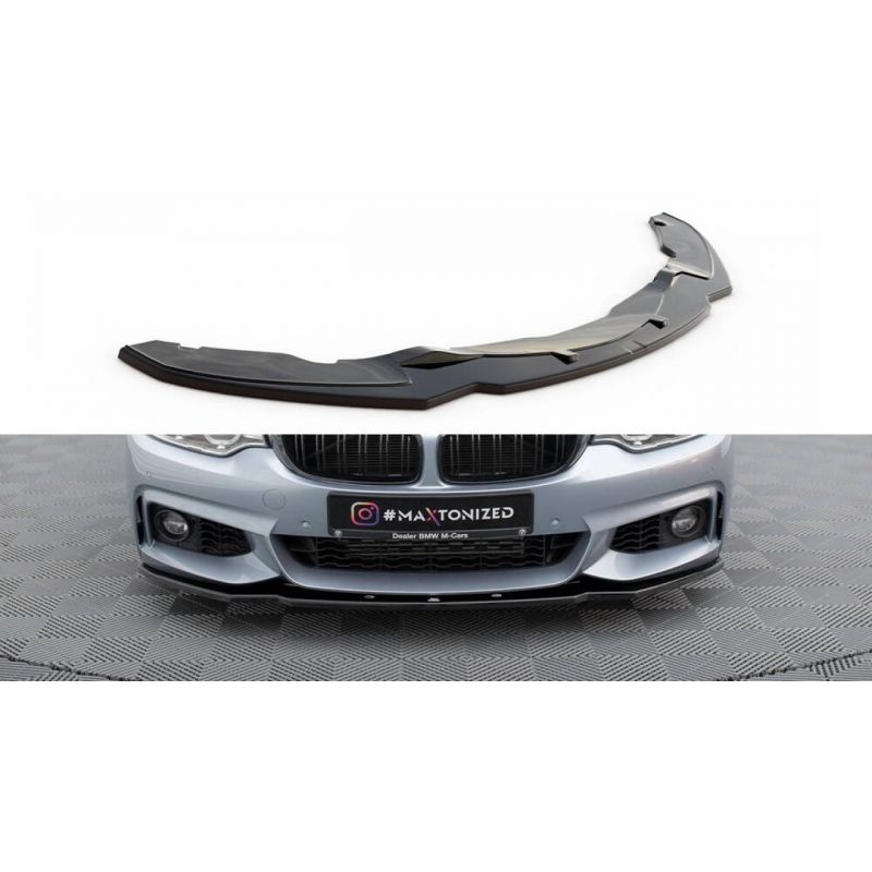 Splitter przedni Maxton Design BMW 4 M-Pakiet F32 Coupe / F33 Cabrio / F36 Gran Coupe