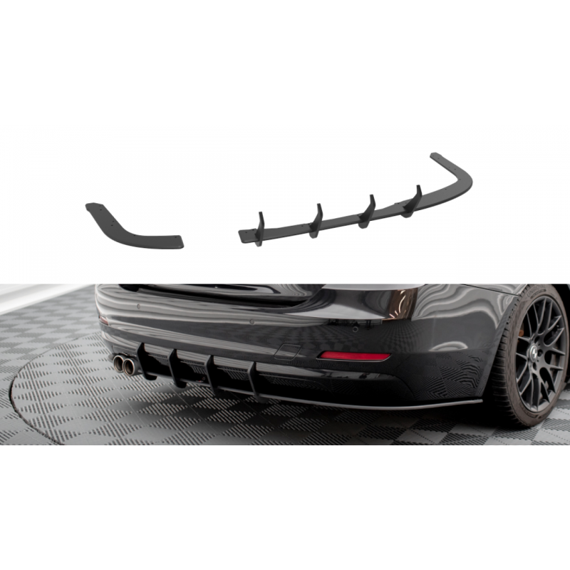 Dyfuzor tylny Street Pro / Flaps Maxton Design BMW 4 Gran Coupe F36