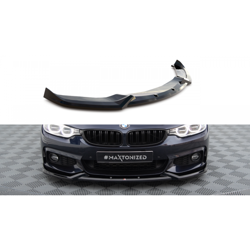 Splitter przedni Maxton Design BMW 4 M-Pack F32 Coupe / F33 Cabrio / F36 Gran Coupe