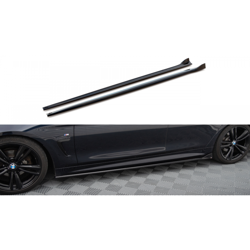 Dokładki progów V.3 Maxton Design BMW 4 M-Pakiet F32 Coupe / F33 Cabrio / F36 Gran Coupe