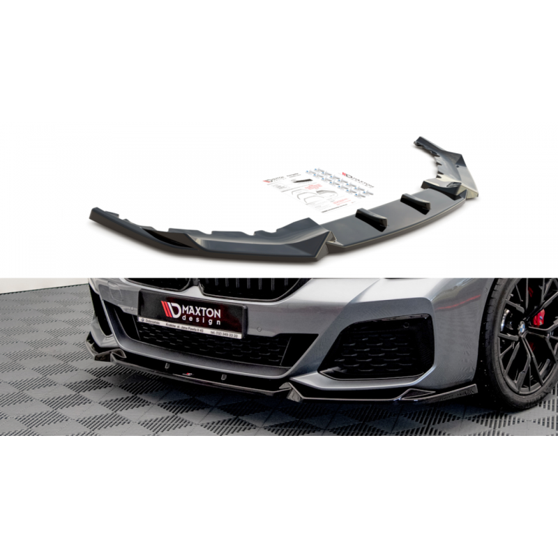 Splitter przedni Maxton Design BMW 5 G30 LCI M-Pakiet