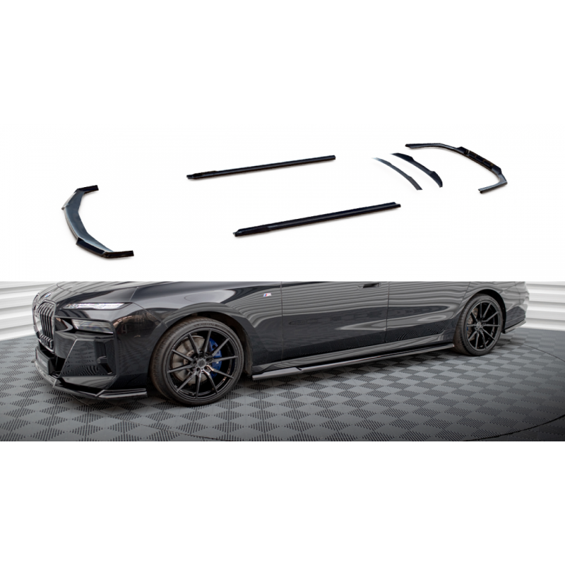 Zestaw splitterów Maxton Design BMW 740d M-Pakiet G70
