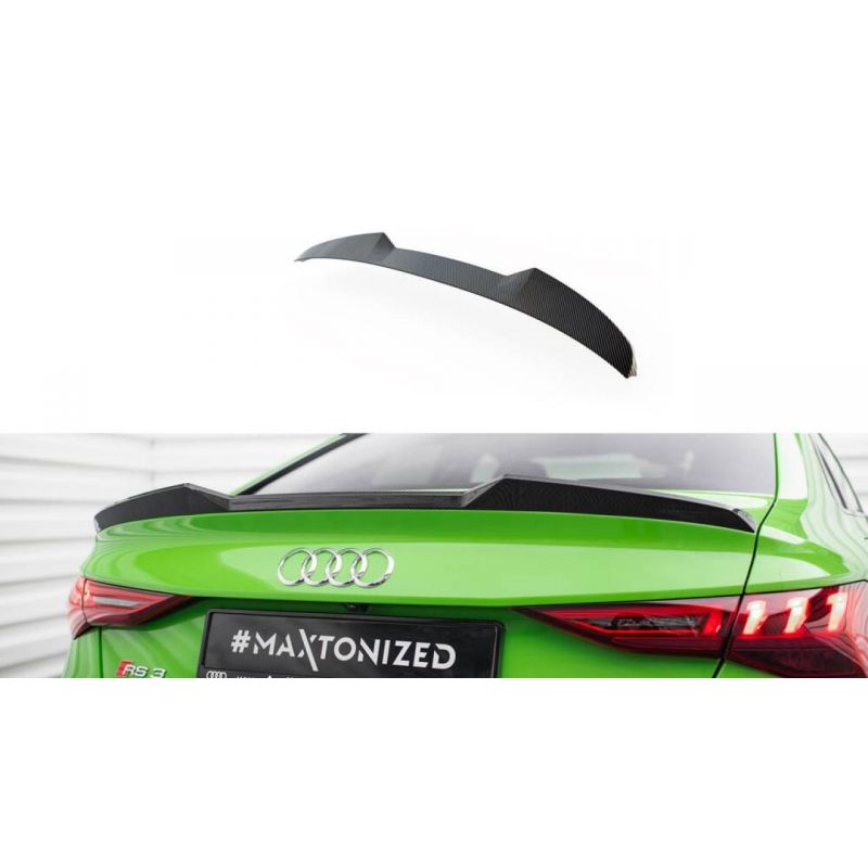 Karbonowy spoiler tylnej klapy Maxton Design Audi RS3 8Y Sedan
