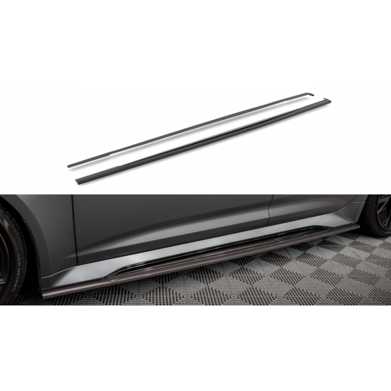 Karbonowe splittery boczne Maxton Design Audi RS6 / RS7 C8