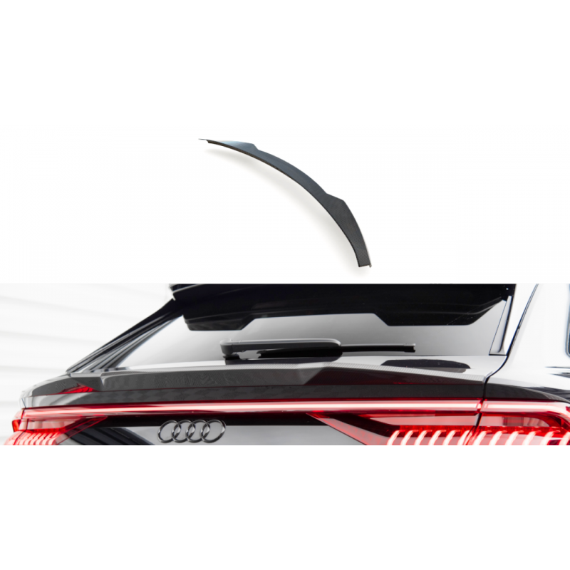 Karbonowy spoiler tylnej klapy Maxton Design (dolny) Audi Q8 / Q8 S-Line / SQ8 / RSQ8 4M