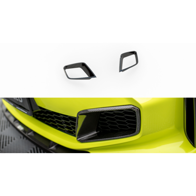 Karbonowe Wloty Powietrza W Zderzaku Przednim Maxton Design BMW M135i F40 M-Pakiet