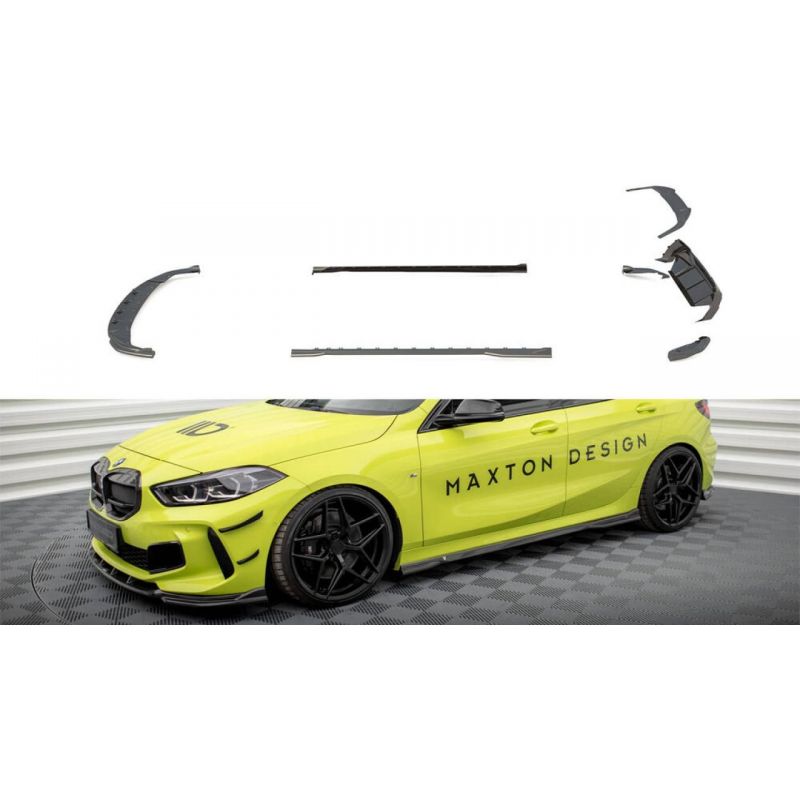 Karbonowy Zestaw splitterów Maxton Design BMW M135i F40 M-Pakiet