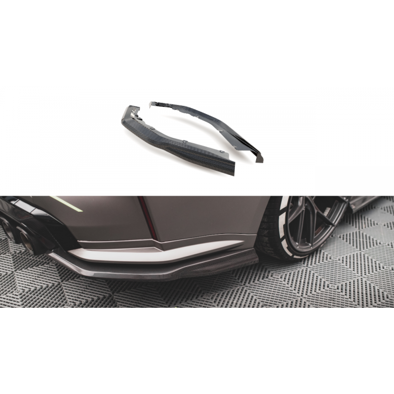 Karbonowe Splittery tylne boczne Maxton Design BMW M4 G82 / G83
