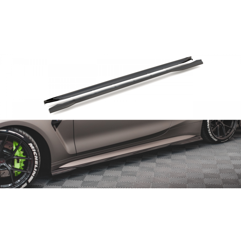 Karbonowe splittery boczne Maxton Design BMW M4 G82 / G83