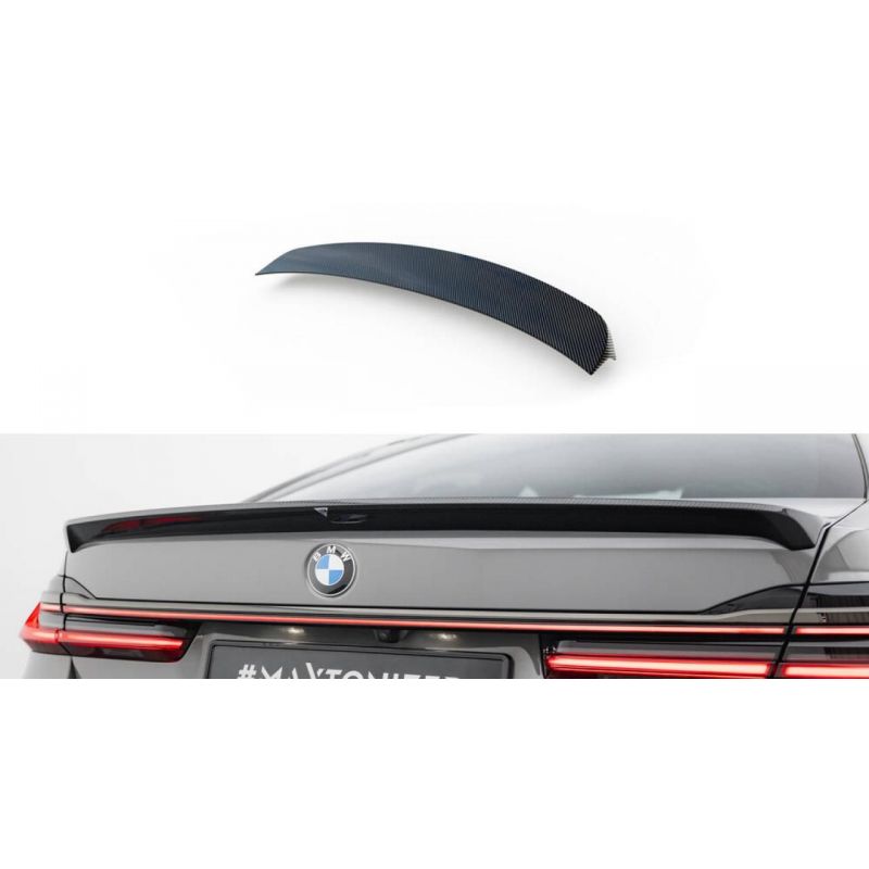 Karbonowy spoiler tylnej klapy Maxton Design BMW 7 M-Pakiet G11 Facelift