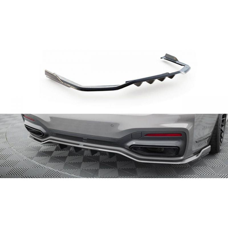 Karbonowy Splitter tylny Maxton Design BMW 7 M-Pakiet G11 / G12 Facelift