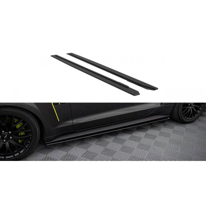 Dokładki progów Street Pro / Flaps Maxton Design Ford Mustang GT S650