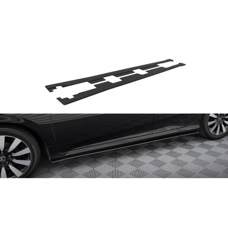 Dokładki progów Street Pro / Flaps Maxton Design Honda Civic Mk10