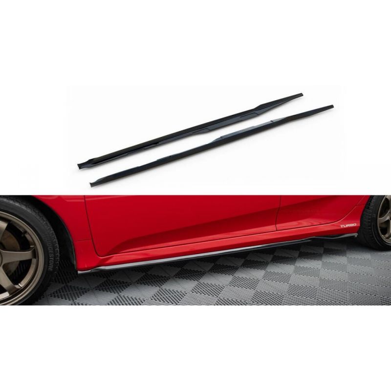 Dokładki progów Maxton Design Honda Civic Si Mk10