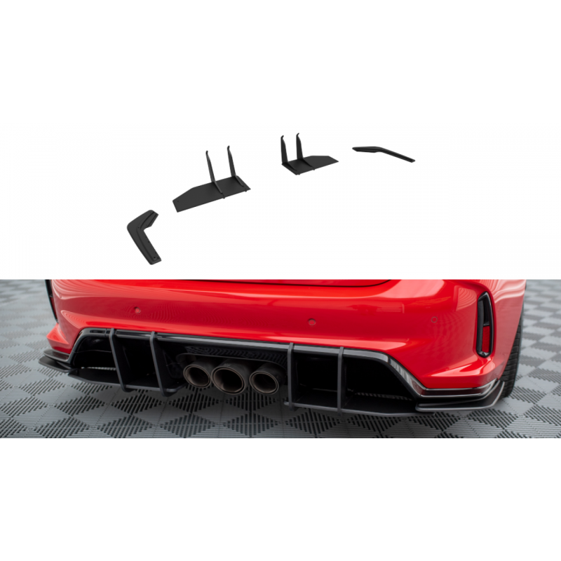Splittery tylne boczne Street Pro / Flaps Maxton Design Honda Civic Type R FL5