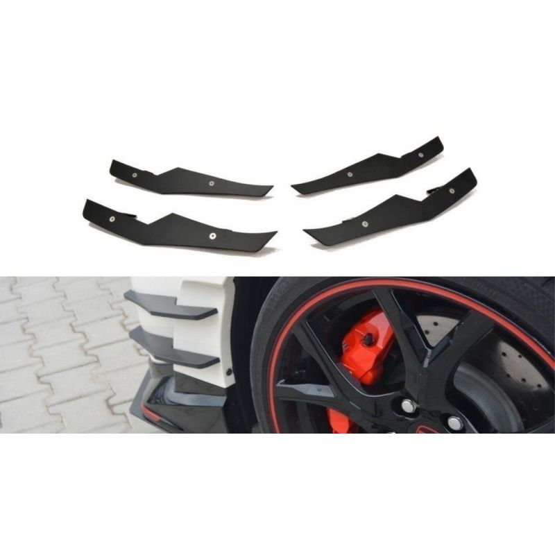 Owiewki boczne zderzaka Maxton Design Honda Civic Type R FK2