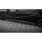 Dokładki progów Street Pro / Flaps Maxton Design Mercedes A AMG-Line W176 Facelift