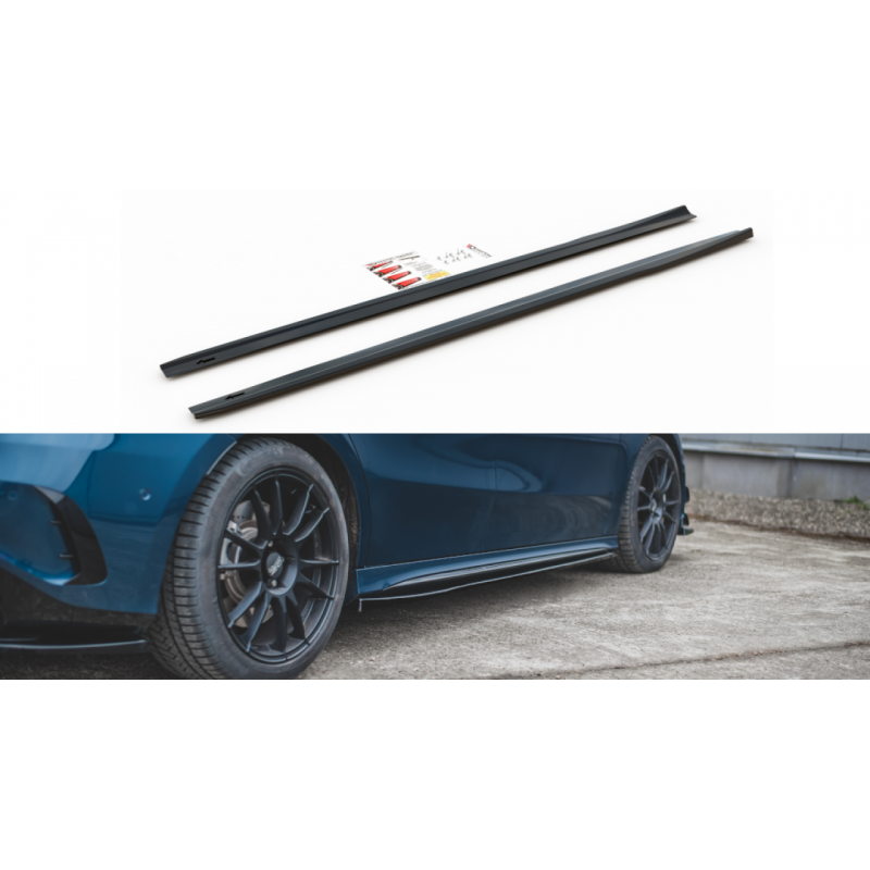 Dokładki progów V.1 Maxton Design Mercedes A AMG-Line / A35 AMG W177