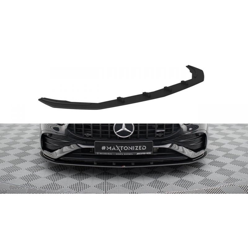 Splitter przedni Street Pro / Flaps Maxton Design Mercedes A35 AMG W177 Facelift