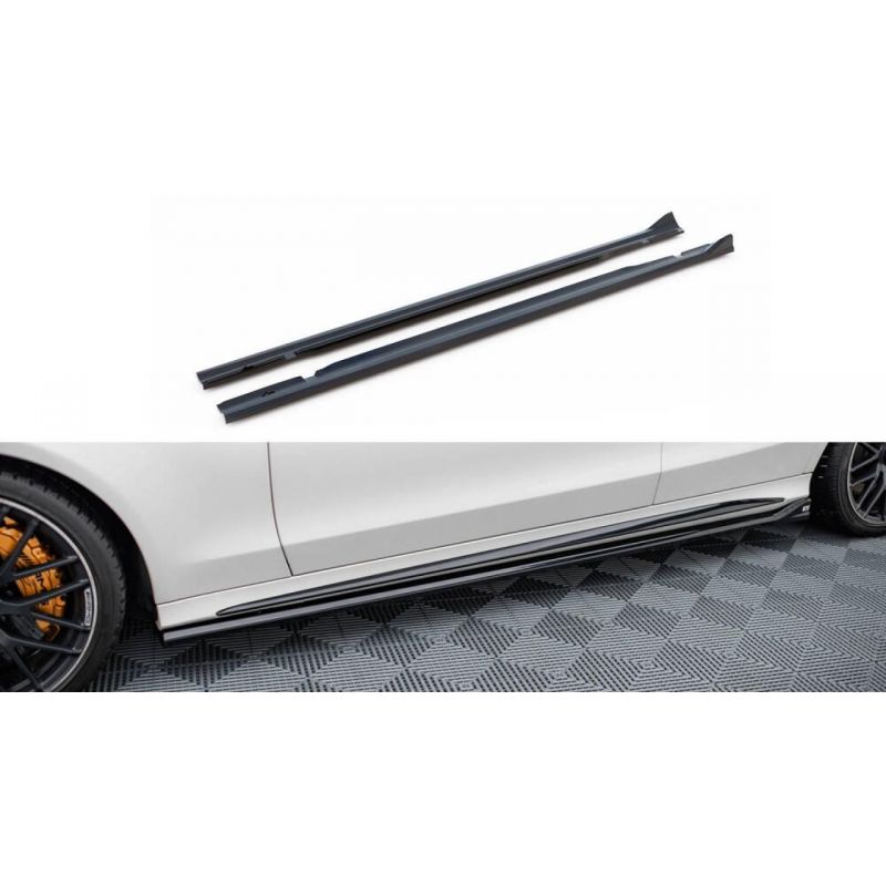 Dokładki progów V.2 Maxton Design Mercedes C63 AMG Sedan / Estate W205 / S205