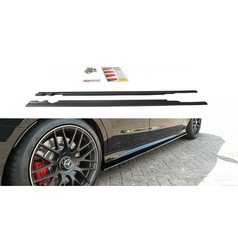 Dokładki progów V.1 Maxton Design Mercedes C63 AMG S205